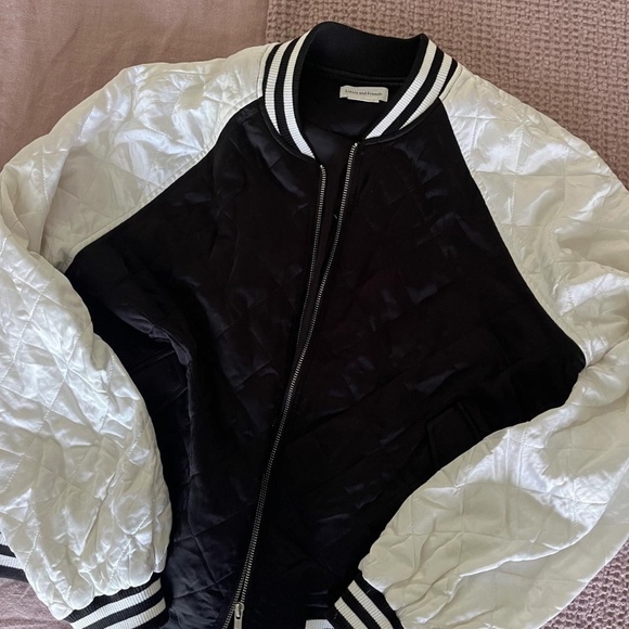 Satin Bomber Jacket - Picture 3 of 4